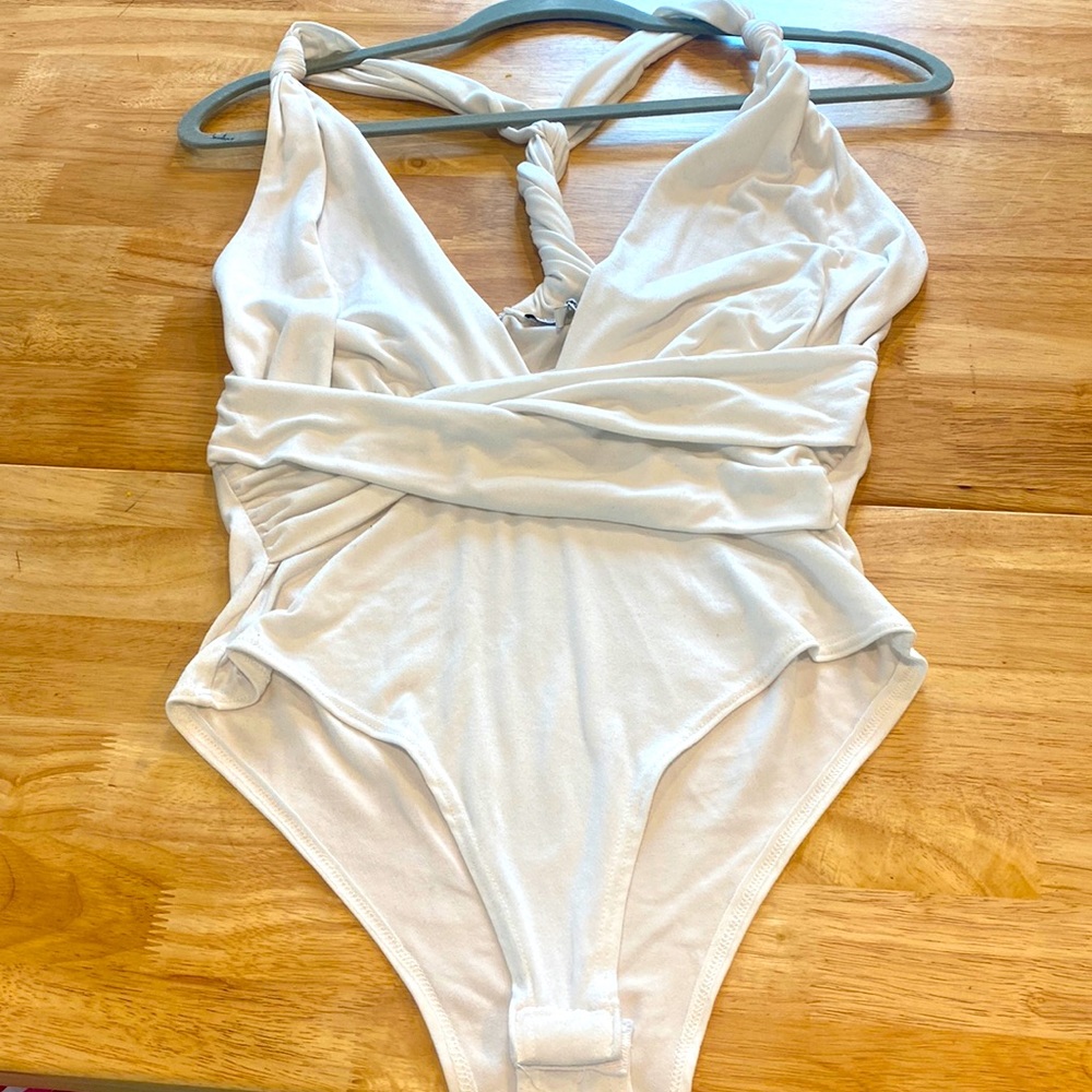 Fashion Nova white body suit